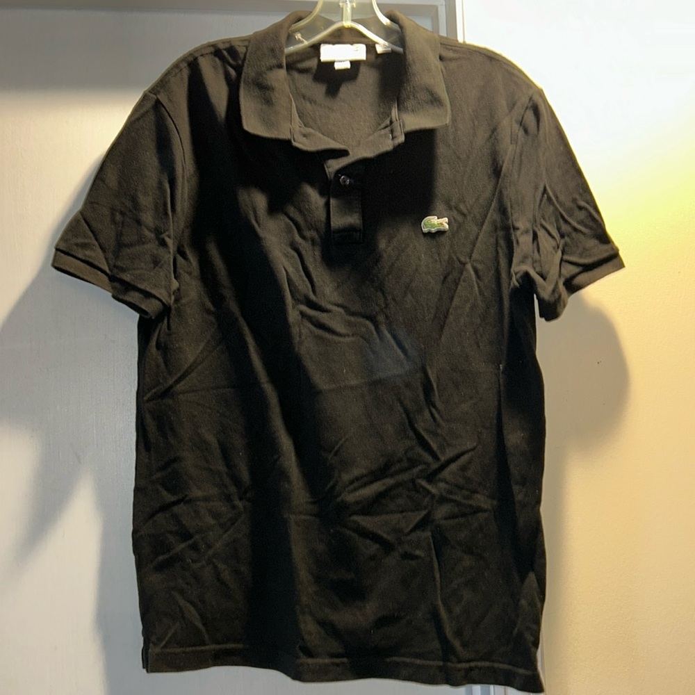 Lacoste Black Polo Shirt